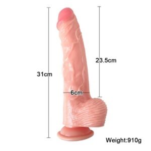 sa01清晰 SA01 Extra-Large Realistic Dildo 23.5 cm (9.3 inches), Designed for Women (Pink)