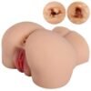 NO06 Realistic Big Buttocks Male Masturbator – Plump Ass with Tight Vagina & Anus