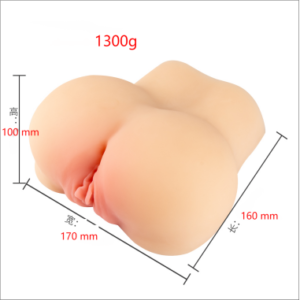 NO12 Realistic Plump Buttocks Male Masturbator – Life-Like Big Ass with Dual Holes