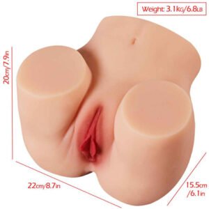 SA13 SA13 Heavyweight Realistic Buttocks Masturbator – 3.1kg Plump Ass with Tight Holes